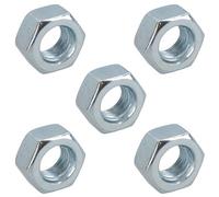 AB Tools M12 X 1.75mm Hex Full Nut Fastener Hexagonal Metric Nuts Grade 8 Zinc Plated 5Pk
