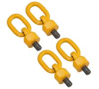 AB Tools M12 X 18mm Swivel Rotating Lifting Point Eye Bolt With Ring 0.5T Capacity 4Pc