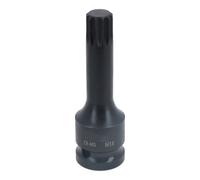 AB Tools M14 X 78mm Spline Bit Triple Square Impacted Extra Long 1/2" Drive Male Socket