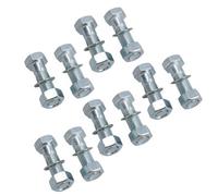 AB Tools M16 (16mm) X 55mm High Tensile Tow Bar Ball Fixing Bolts Washers + Nuts 10 Pack