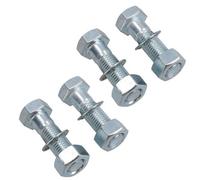 AB Tools M16 (16mm) X 55mm High Tensile Tow Bar Ball Fixing Bolts Washers + Nuts 4 Pack