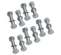 AB Tools M16 (16mm) X 65mm High Tensile Tow Bar Ball Fixing Bolts Washers + Nuts 10 Pack