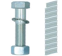 AB Tools M16 (16mm) X 65mm High Tensile Tow Bar Ball Fixing Bolts Washers + Nuts 100 Pack