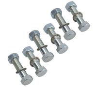 AB Tools M16 (16mm) X 65mm High Tensile Tow Bar Ball Fixing Bolts Washers + Nuts 6 Pack