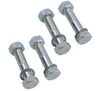 AB Tools M16 (16mm) X 75mm High Tensile Tow Bar Ball Fixing Bolts Washers + Nuts 4 Pack