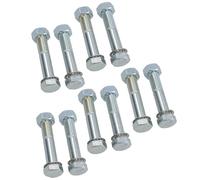 AB Tools M16 (16mm) x 90mm High Tensile Tow Bar Ball Fixing Bolts Washers + Nuts 10 Pack