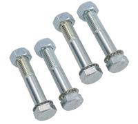 AB Tools M16 (16mm) X 90mm High Tensile Tow Bar Ball Fixing Bolts Washers + Nuts 4 Pack