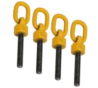 AB Tools M16 X 120mm Swivel Rotating Lifting Point Eye Bolt With Ring 1.12T Capacity 4Pc