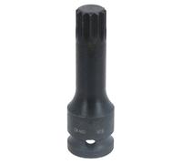 AB Tools M16 X 78mm Spline Bit Triple Square Impacted Extra Long 1/2" Drive Male Socket