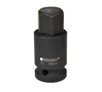 AB Tools M19 X 55mm 1/2" Drive Short Impact Impacted Allen Hex Key Socket 19mm
