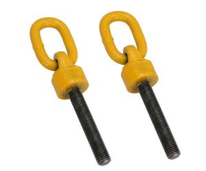 AB Tools M20 X 120mm Swivel Rotating Lifting Point Eye Bolt With Ring 2.0 Ton Capacity 2Pc