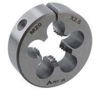 AB Tools M20 X 2.5mm Metric Split Die Rethreading Thread Cutter Tungsten Steel 50mm
