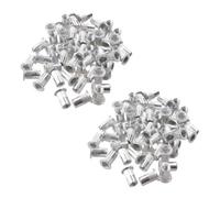 AB Tools M5 5mm Alu Nut Serts Riveting Nuts Rivet Threaded Inserts Blindnut Rivnut 100Pc