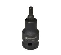 AB Tools M5 X 55mm 1/2" Drive Short Impact Impacted Allen Hex Key Socket By Bergen