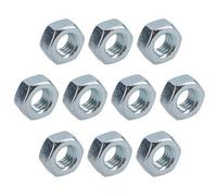 AB Tools M6 X 1.0mm Hex Full Nut Fastener Hexagonal Metric Nuts Grade 8 Zinc Plated 10Pk