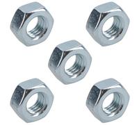 AB Tools M6 X 1.0mm Hex Full Nut Fastener Hexagonal Metric Nuts Grade 8 Zinc Plated 5Pk