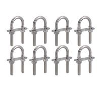AB Tools M8 28mm X 75mm U-Bolt / N-Bolt Stainless Steel Marine Grade Boat Trailer 8 Pack