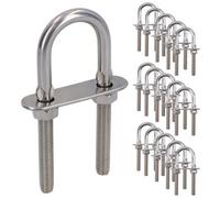 AB Tools M8 28mm X 94mm U-Bolt / N-Bolt Stainless Steel Marine Grade Boat Trailer 16 Pack