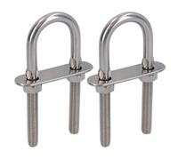 AB Tools M8 28mm X 94mm U-Bolt / N-Bolt Stainless Steel Marine Grade Boat Trailer 2 Pack