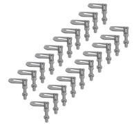 AB Tools M8 Stainless Steel Bolt On Antiluce Fastener 38mm Thread Tailgate Trailer 20Pc