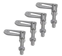 AB Tools M8 Stainless Steel Bolt On Antiluce Fastener 38mm Thread Tailgate Trailer 4pc