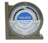 AB Tools Magnetic Base Angle Finder Measure Spirit Level Gauge Roofer Builders Plumbers