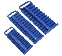 AB Tools Magnetic Socket Holder Storage Carry Handle Mixed Drive Shallow + Deep 3Pc
