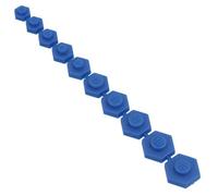 AB Tools Magnetic Socket Inserts For Metric Sockets 10mm - 19mm 10Pc 6 + 12 Sided