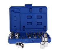 AB Tools Male Female Torx Star Tamperproof Security Sockets 1/4" 3/8" 1/2" Drive 29Pc