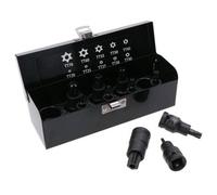 AB Tools Male Tamper Proof Impact Impacted Torx Star Sockets Tt10 - Tt70 10Pc Set