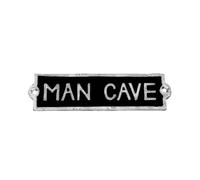 AB Tools Man Cave Cast Iron Sign Plaque Wall Fence Gate Post House Workshop Garage
