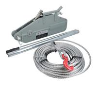 AB Tools Manual Cable Puller Hand Winch Lifter Mover Turfer Hoist 1600Kg 20M Wire Rope