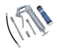 AB Tools Manual Pistol Grip Grease Gun 120Cc Cartridge Flexi Fixed Nozzle With Grease