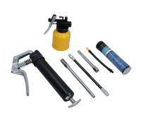 AB Tools Manual Pistol Grip Grease Gun 120Cc Cartridge With Grease + Oil Can 2Pc Set