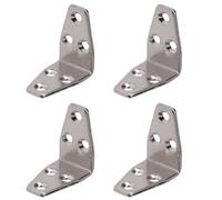 AB Tools Marine Angle Bracket 90 Degree Brace Marine Stainless Steel 41mm X 25mm 4Pk