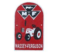 AB Tools Massey Ferguson Tractor Cast Iron Sign Plaque Farm Wall Garage Shop Plough