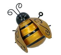 AB Tools Medium 3D Metal Bumblebee Wall Art Home Garden Decor Ornament Gift