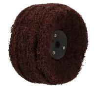 AB Tools Medium Abrasive Scotch Mop Rust Paint Removal Remover Polishing 4" X 6 Row