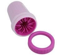 AB Tools Medium Fuchsia Mudbuster Portable Dog Paw Cleaner Muddy Dog Paw Cleaner
