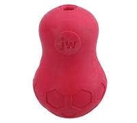 AB Tools Medium Rubber Red Tumble Tease Dog Interactive Play Treat Fillable Toy Gift