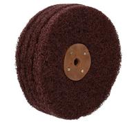 AB Tools Medium Scotchbrite Rust Paint Removal Remover Polishing Buffing Mop 6" X 4 Row