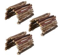 AB Tools Medium Small Animal Play Stix Wooden Hideout For Active Play Accessories 3Pk