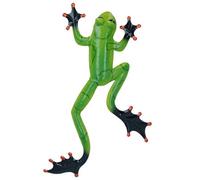 AB Tools Metal Green Frog Garden/home Wall Art Ornament Gift With Hanging Hook