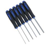 AB Tools Metric Allen Hex Key Ended Screwdrivers 1.5mm - 4mm 6Pc Precision Set Non Slip