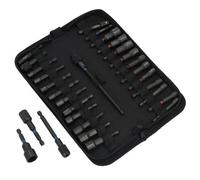 AB Tools Metric And Imperial Magnetic Nut Drivers Impacted With 1/4In Hex Shank 29Pc
