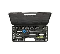 AB Tools Metric And Imperial Socket Set Ratchets Accessory Kit 1/4" 3/8" 1/2" Drive 52Pc
