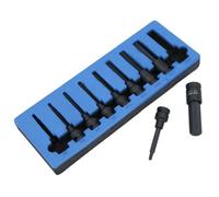 AB Tools Metric Deep Impact Allen Hex Key Sockets 1/2In Drive 5 - 19mm 9Pc 100mm