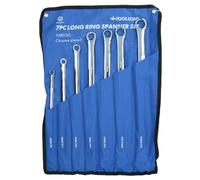 AB Tools Metric Double Ended Ring Spanner Aviation Wrench 12 Sided 8mm - 24mm 7Pc
