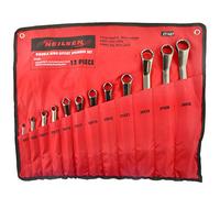 AB Tools Metric Double Ended Ring Spanners 35 Degree Offset Spanner 6mm - 32mm 12pc