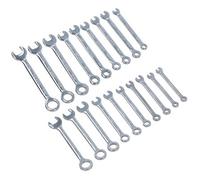 AB Tools Metric + Imperial Sae Mini Combination Spanners 4 - 11mm 5/32" - 7/16" 20Pc